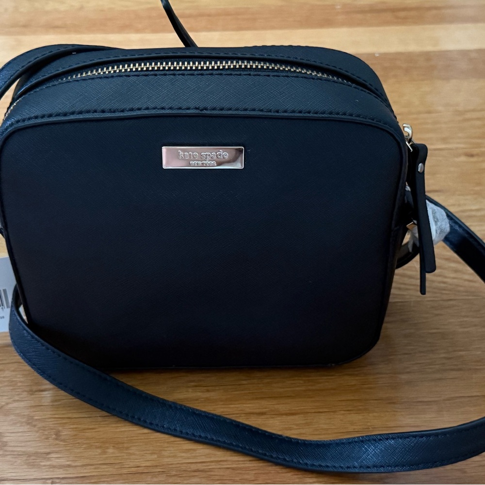 Kate Spade Black Leather Crossbody Bag
